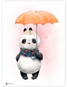 INSPIO Dekorációs tábla gyerekszobába - PANDA