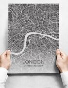 INSPIO Fali dekoráció - Map Of London