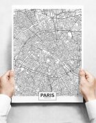 INSPIO Fali dekoráció - Map of Paris