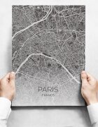 INSPIO Fali dekoráció - Map Of Paris II