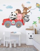 INSPIO Gyerek falmatrica – Terepjáró állatokkal
