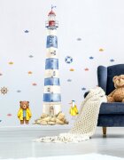INSPIO Gyerek falmatrica – Világítótorony magasságmérő