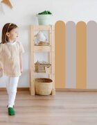 INSPIO Íves falmatrica "Sandy Garden" (Meleg földes szín a boho stílushoz)
