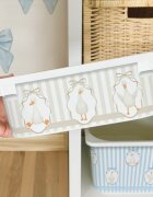 INSPIO Matrica az IKEA TROFAST dobozra – Libák masnival