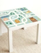 INSPIO Matrica IKEA LACK dohányzóasztalhoz - Skandináv erdő