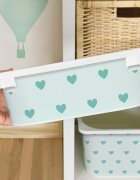 INSPIO Matrica IKEA TROFAST dobozhoz - Borsmenta szívek