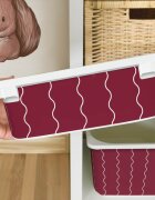 INSPIO Matrica IKEA TROFAST dobozhoz - Burgundi hullámok