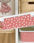 INSPIO Matrica IKEA TROFAST dobozhoz - Korall BOHO minta