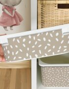 INSPIO Matrica IKEA TROFAST dobozhoz - krémszínű BOHO minta