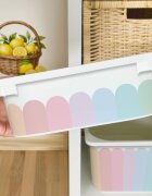 INSPIO Matrica IKEA TROFAST dobozhoz - Pasztell ívek (szivárvány)