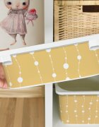 INSPIO Matrica IKEA TROFAST dobozhoz - Sárga láncok