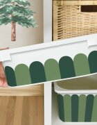 INSPIO Matrica IKEA TROFAST dobozhoz - Zöld ívek