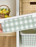 INSPIO Matrica IKEA TROFAST dobozhoz - Zöld kockás minta