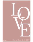INSPIO Modern stílusos LOVE falikép