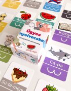 INSPIO Montessori játékok Ügyes nyelvecske - a szótagoktól az első szavakig HU
