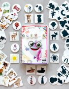 INSPIO Montessori könyv és kártyák - Árnyékok párosítása - Univerzális könyv