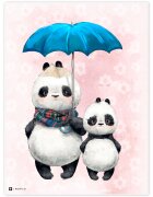 INSPIO Panda macik gyerekszobába - Faliképek