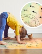INSPIO tornaszőnyeg gyerekeknek szőnyeg tornagyakorlatokkal otthonra