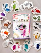 INSPIO Univerzális könyv - Párosítsd a színeket és tárgyakat - Interaktív Montessori könyv gyerekeknek színekkel