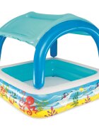 Bestway 52192 kék szín? véd?tet?s gyerekmedence 140 x 140 x 114 cm