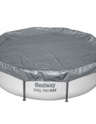 Bestway Medencefedél Ø305 m Kerek Poliészter Szürke