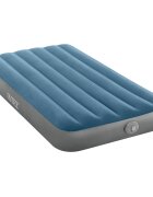 INTEX Légágy Pumpával 99 x 191 x 25 cm Sötétkék és Szürke