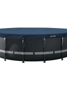 INTEX Medencefedél Ø488 x 20 cm Kerek PVC és PET