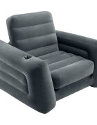 INTEX sötétszürke kihúzható fotel 117 x 224 x 66 cm