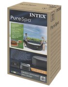 INTEX Spa fedél Sötétszürke 180 x 180 cm PVC és PU