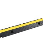 vidaXL 1 csatornĂˇs gumi kĂˇbelvĂ©dĹ‘ rĂˇmpa 100 cm
