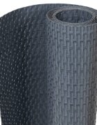 vidaXL 10 db antracitszürke polyrattan erkélyparaván 255 x 19 cm