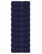 vidaXL 10 db sötétkék FROGN vendégtörölköző 30 x 50 cm 360 g/m²