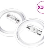 vidaXL 100 készlet akril 25 mm-es kitűző