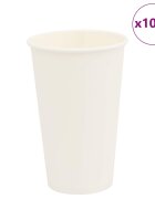 vidaXL 1000 db fehér papír kávéscsészék 16oz 400ml