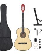 vidaXL 12 darabos klasszikus gitár kezdő szett 4/4 39