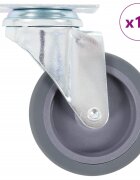 vidaXL 12 db önbeálló görgő 75 mm