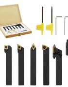 vidaXL 12 részes váltólapos esztergaszerszám készlet 8x8 mm 70 mm