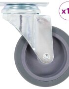 vidaXL 16 db önbeálló görgő 75 mm