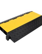vidaXL 2 csatornás gumi kábeltaposó 90 cm