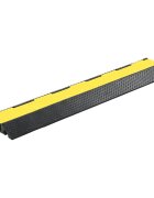 vidaXL 2 csatornás gumi kábelvédő rámpa 1015 cm