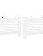 vidaXL 2 db fehér MDF radiátorburkolat 112 x 19 x 815 cm