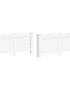 vidaXL 2 db fehér MDF radiátorburkolat 172 x 19 x 815 cm