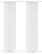 vidaXL 2 db fehér szerelt fa hangszóróállvány 30 x 30 x 95 cm