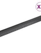 vidaXL 2 db fekete kábeltaposó 985 cm