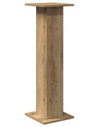 vidaXL 2 db kézműves tölgy színű fa hangszóróállvány 30 x 30 x 95 cm