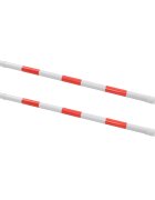 vidaXL 2 db műanyag kihúzható terelőbója-korlát 116-197 cm