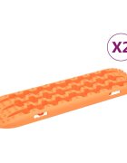 vidaXL 2 db narancssárga nejlon vontatási táblák 106x305x7 cm