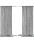 vidaXL 2 db szürke sonoma szerelt fa hangszóróállvány 30 x 30 x 60 cm