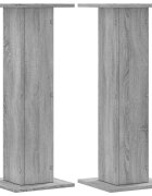 vidaXL 2 db szürke sonoma szerelt fa hangszóróállvány 30 x 30 x 80 cm