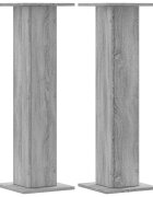 vidaXL 2 db szürke sonoma szerelt fa hangszóróállvány 30 x 30 x 95 cm